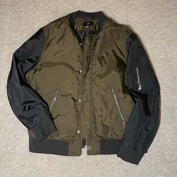 H&M Jackets & Coats Mens Hm Bomber Jacket Poshmark